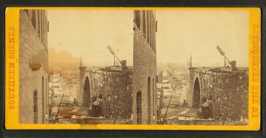 Ruins of the Petersburgh Railroad Bridge, Richmond, Va.