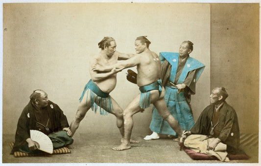 Sumotori of wrestlers