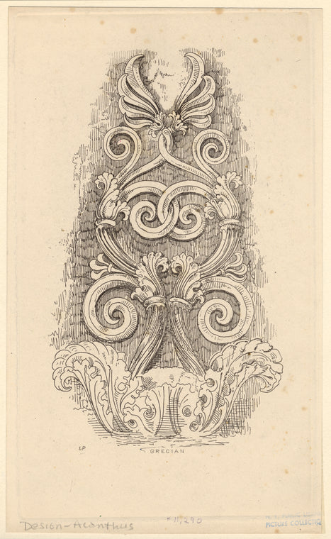 Greek acanthus design