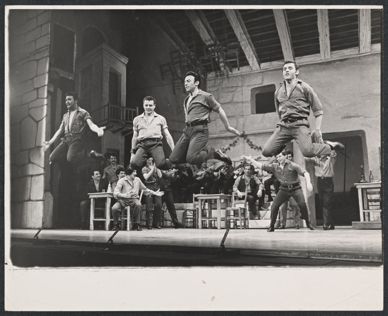 Ensemble in the stage production 110 in the Shade